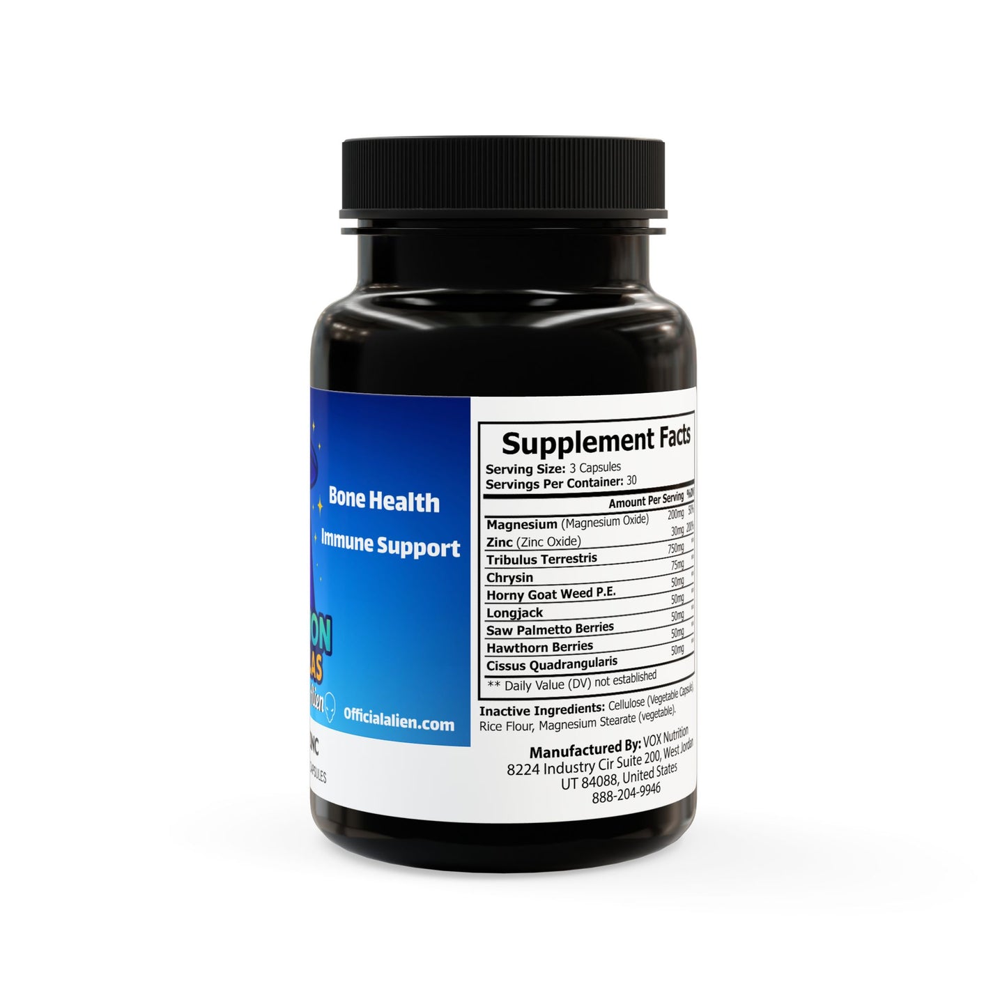 Magnesium Zinc Blend Supplement (90 Capsules)