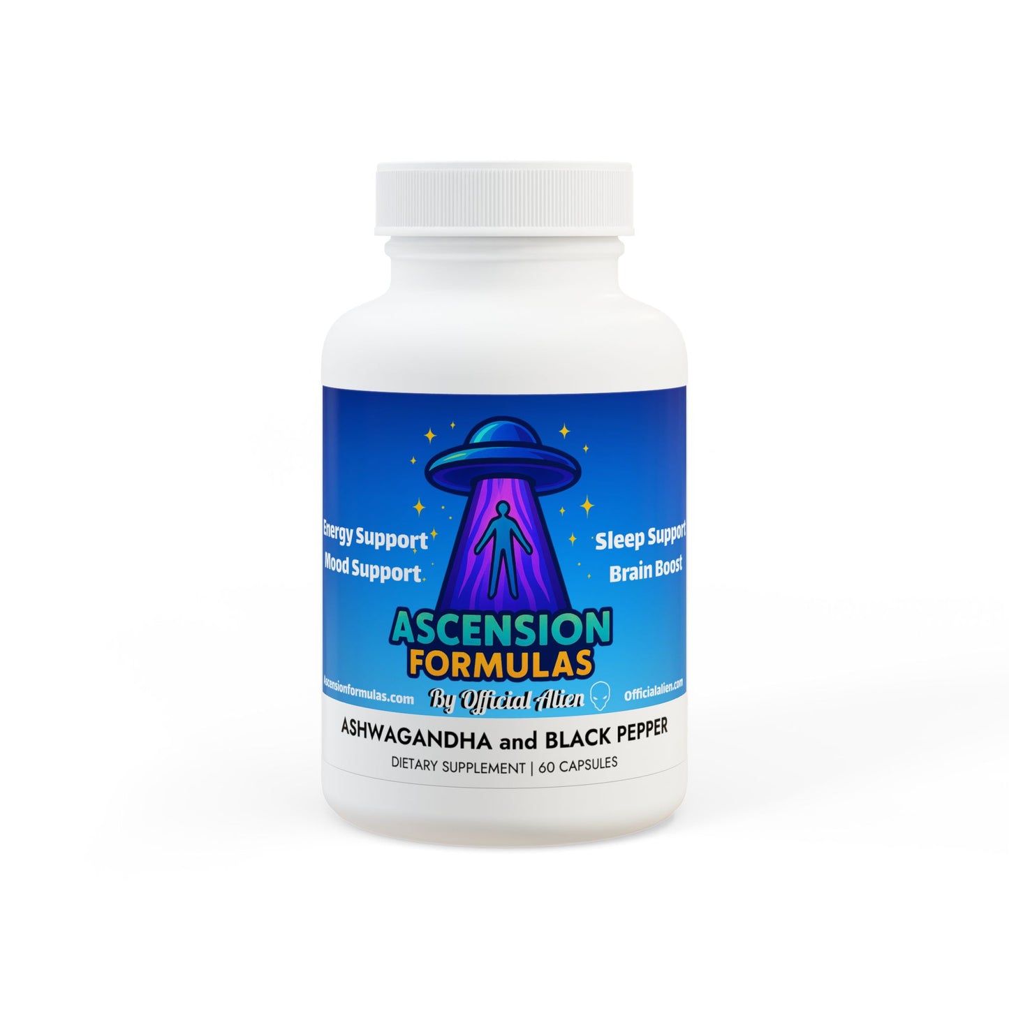 Ashwagandha and Black Pepper Supplement (60 capsules)