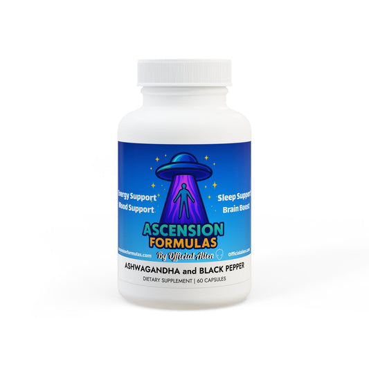 Ashwagandha and Black Pepper Supplement (60 capsules)