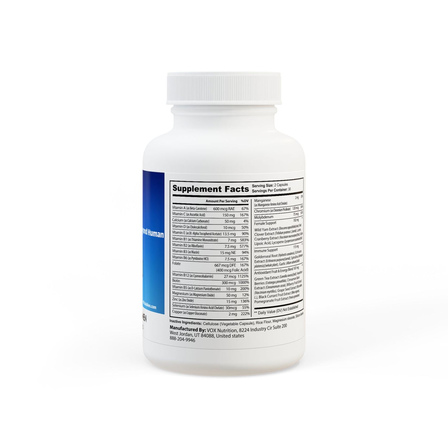 Multivitamin for Women Supplement (60 Capsules)