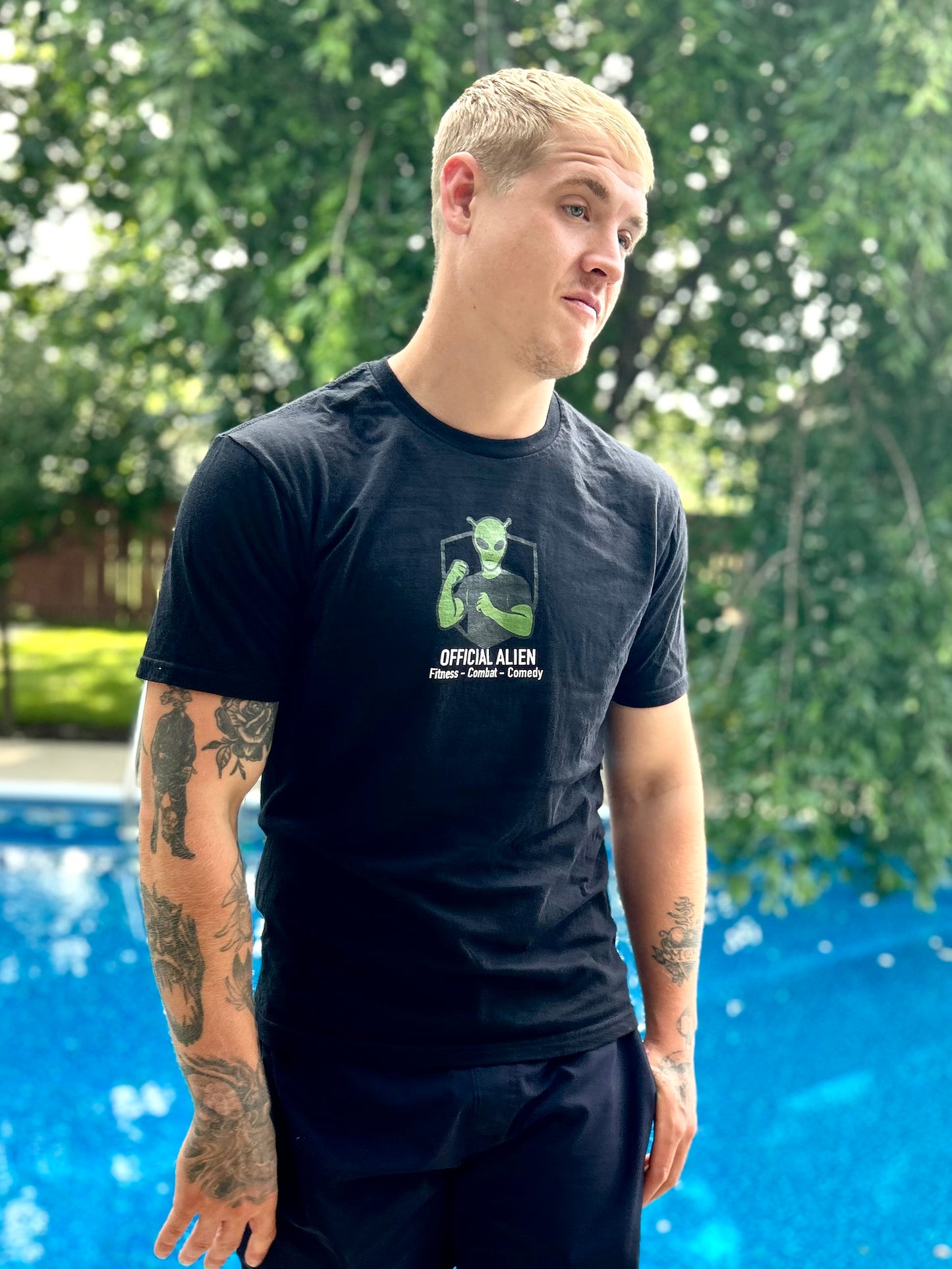 Fighting Green Alien Tee