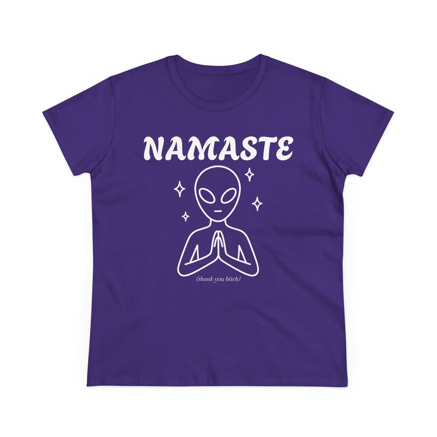 Namaste Alien Graphic Tee