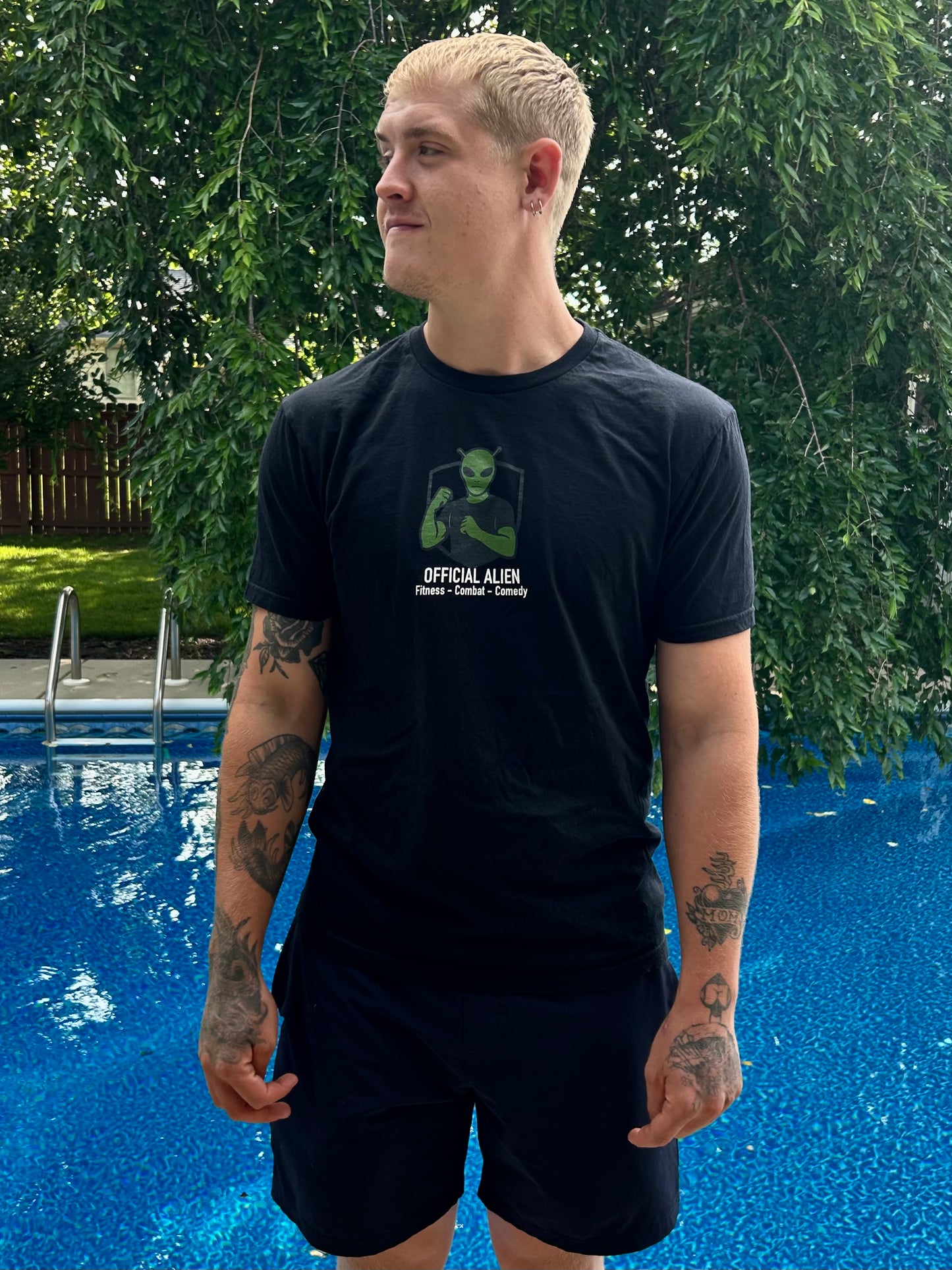 Fighting Green Alien Tee